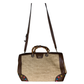 Gucci Large Raffia Bamboo Bag With Jewels