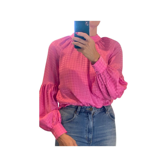 Veronica Beard Silk Pink Blouse