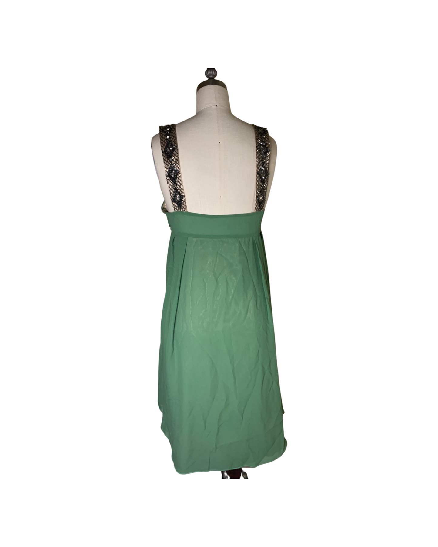 Gianfranco Ferre Green Silk Dress