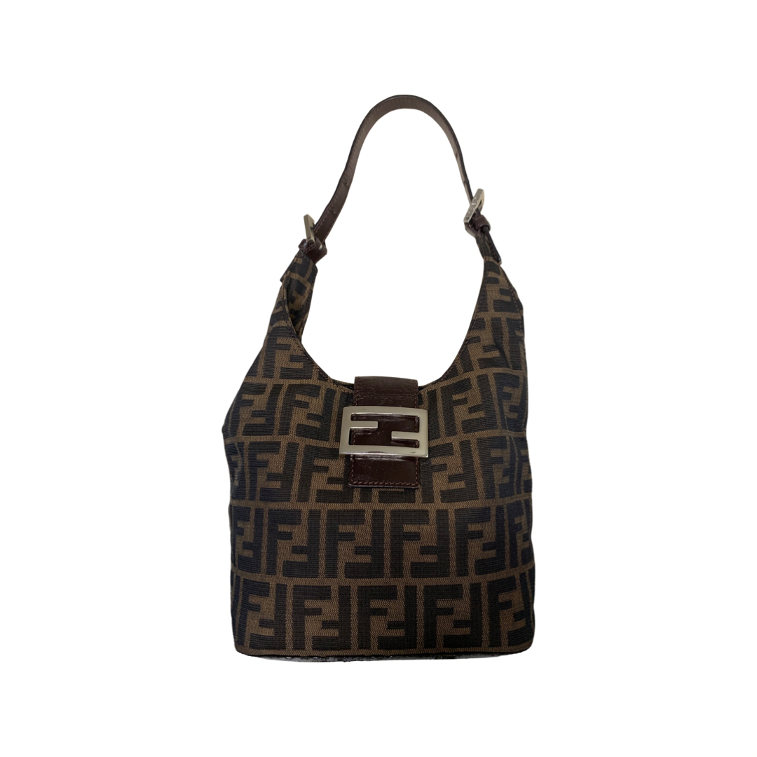 Fendi Zucca Logo Shoulder Bag