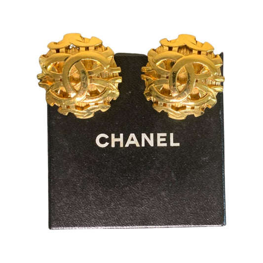 Chanel Gold Vintage Earrings